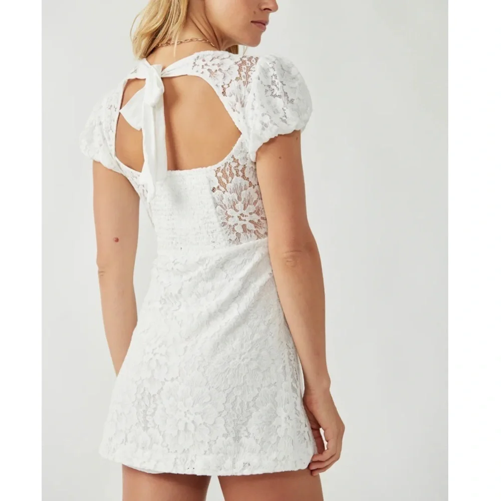 Free People Hailee Lace Mini Dress
